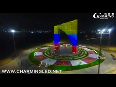 इवेंट रेंटल के लिए एल्यूमीनियम मिश्र धातु एलईडी पिक्सेल ट्यूब डीएमएक्स संक्षारण प्रतिरोधी