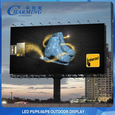 5000CD/M2 LED आउटडोर स्क्रीन ग्रे लेवल 14-16 बिट वीडियो LED डिस्प्ले