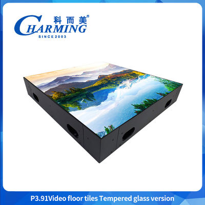 500x500MM GOB P3.91 एलईडी इंडोर डांस फ्लोर IP65 वाटरप्रूफ एलईडी डिस्प्ले एचडी सेक्सी वीडियो इवेंट के लिए