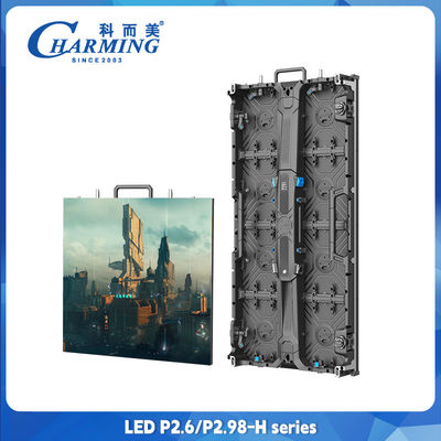 सुपर क्लियर P2.6 P2.98 फ्रंट मेंटेनेंस चर्च उपयोग के साथ इनडोर आउटडोर एलईडी वीडियो वॉल