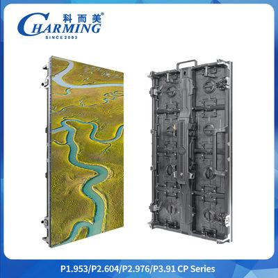 P2.6- P3.91 इनडोर सपोर्ट स्टैंड स्क्रीन SMD2020 7680Hz हाई-डेफिनिशन क्वालिटी विज्ञापन लचीला एलईडी वीडियो वॉल वाणिज्यिक प्रदर्शन स्थल