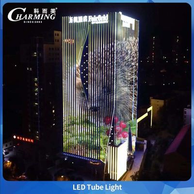 IP65 रेटेड आउटडोर ट्यूब लाइट बिना डार्क एरिया कनेक्शन के एंटी यूवी-पीसी कवर