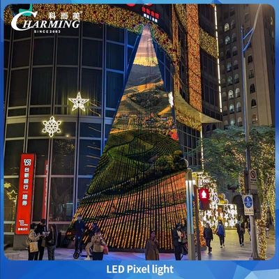 आकर्षक 2025 अगली पीढ़ी के एलईडी पिक्सेल लाइट 40D 40×27.3mm IP66 वाटरप्रूफ पीसी हाउसिंग पर्यटक आकर्षण प्रकाश वास्तुकला सजावट के लिए