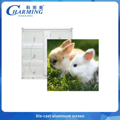 चीन कारखाने से उच्च चमक के साथ विज्ञापन के लिए छिपी वायरिंग आउटडोर एलईडी डिस्प्ले P6 स्थिर स्थापित