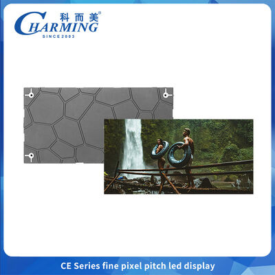 छोटे पिच इनडोर एलईडी स्क्रीन स्क्रीन डिस्प्ले एल्यूमीनियम मिश्र धातु पैनल चर्च दीवार के लिए कई आकारों के साथ
