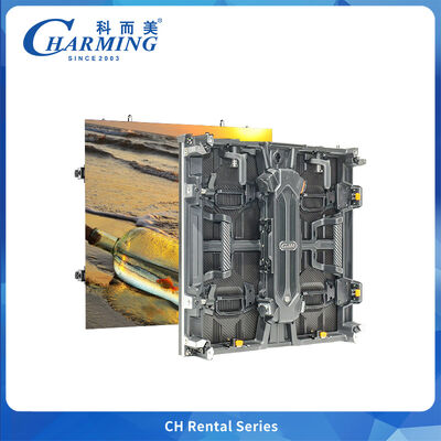 घुमावदार और लचीली आउटडोर एलईडी स्क्रीन P2.6/P2.9/P3.9 डाई-कास्ट एल्यूमीनियम 7680Hz रेंटल इवेंट्स के लिए हाई रिफ्रेश