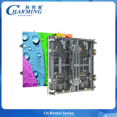 घटनाओं के लिए 500x500 मिमी उच्च ताज़ा आउटडोर पी 3.91 सीएच श्रृंखला घुमावदार लचीला और नियमित कैबिनेट