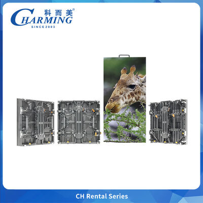 घुमावदार और लचीली आउटडोर एलईडी स्क्रीन P2.6/P2.9/P3.9 डाई-कास्ट एल्यूमीनियम 7680Hz रेंटल इवेंट्स के लिए हाई रिफ्रेश