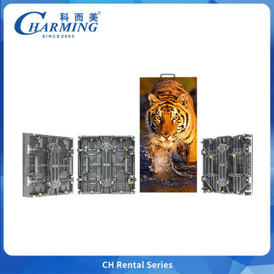 रचनात्मक आकार आउटडोर एलईडी डिस्प्ले P3.91 कॉन्सर्ट फेस्टिवल के लिए घुमावदार लचीला राइट-एंगल कैबिनेट 7680Hz