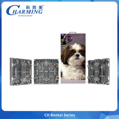 7680HZ आउटडोर P3.91 स्टेज के लिए मॉड्यूल हैंडल के साथ घुमावदार/लचीला/सही कोण कैबिनेट