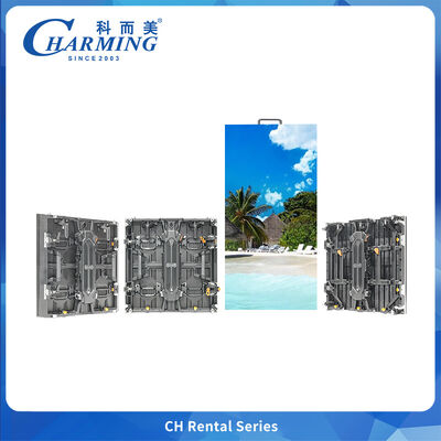 आईपी65 आउटडोर एलईडी स्क्रीन कैबिनेट 500x500mm 15 मीटर लिफ्टिंग ऊंचाई फ्रंट मेंटेनेंस रेंटल स्टेज के लिए