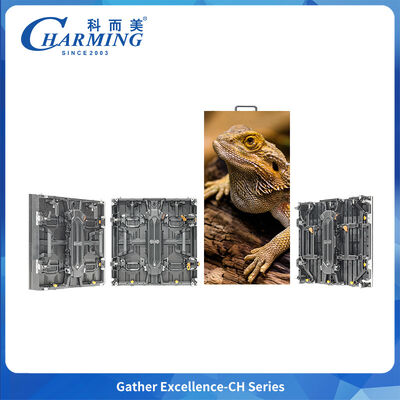 विशेष हैंडल P3.91 एलईडी वाणिज्यिक डिस्प्ले कंट्रोल बॉक्स लॉक एक क्लिक डीगॉसिंग फ्रंट एंड रियर मेंटेनेंस वाटरप्रूफ CH