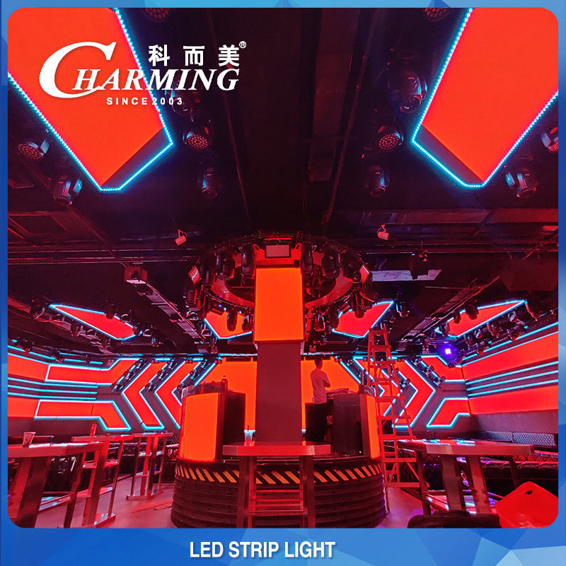 मनोरंजन डांस हॉल के लिए 297LM IP42 फुल कलर RGB LED लाइट स्ट्रिप