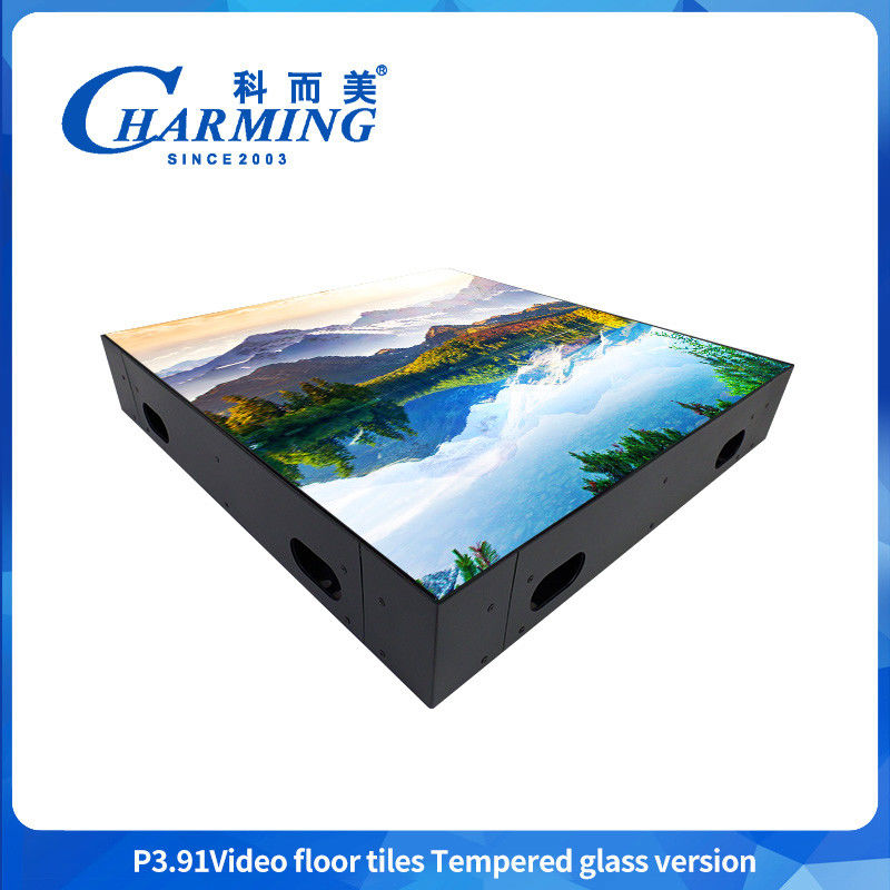 500x500MM GOB P3.91 एलईडी इंडोर डांस फ्लोर IP65 वाटरप्रूफ एलईडी डिस्प्ले एचडी सेक्सी वीडियो इवेंट के लिए