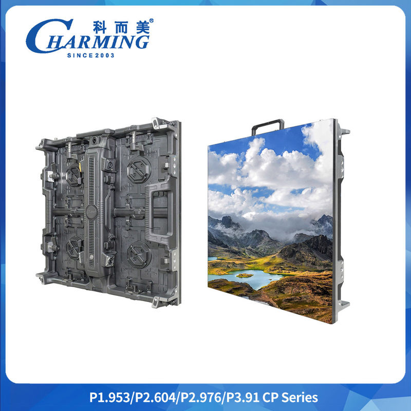 P2.9mm पूर्ण रंग एलईडी पैनल इंडोर घुमावदार पृष्ठभूमि एल्यूमीनियम कैबिनेट एलईडी स्क्रीन विज्ञापन के लिए