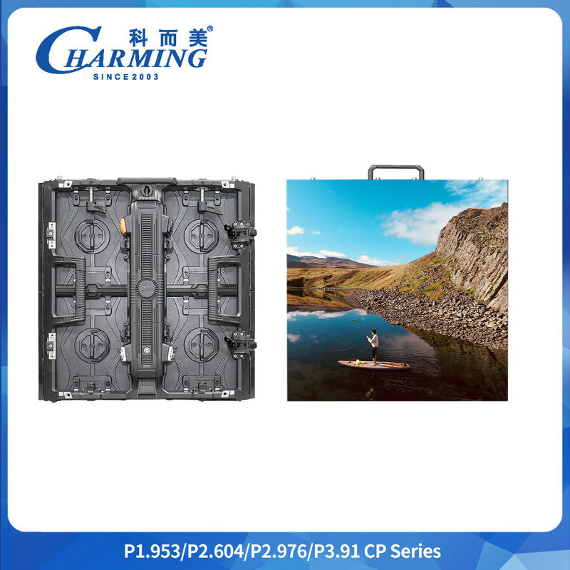 Smd2020 P3.91 उज्ज्वल रंग इनडोर लचीला एलईडी P2.98 ±10° वक्र उच्च सपाटता वीडियो दीवार P2.6 HD 3D दृश्य प्रभाव बड़े किराये वाणिज्यिक प्रदर्शन