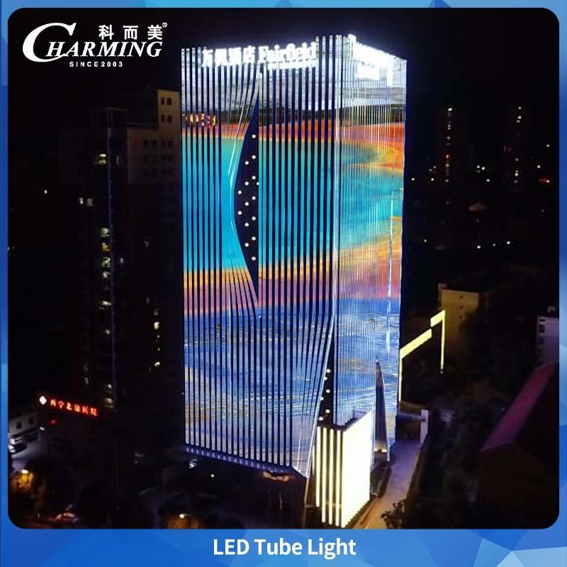 आउटडोर बिल्डिंग डोर हेड और ब्रिज की लाइटिंग परियोजना के लिए एल्यूमीनियम मिश्र धातु + पीसी ट्यूब लाइट