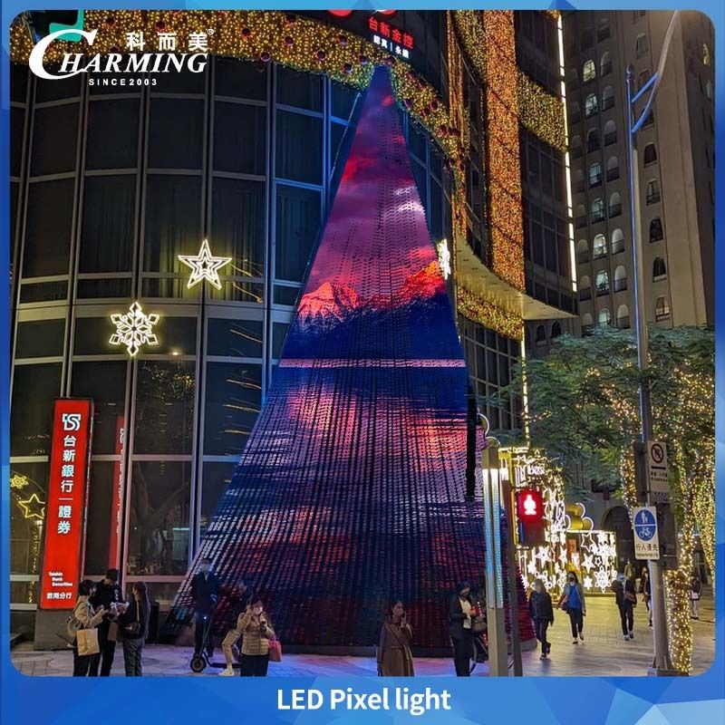गरम बिक्री RGBW LED पिक्सेल पॉइंट लाइट्स 30MM IP66 DC 24V आउटडोर क्रिसमस हॉलिडे LED
