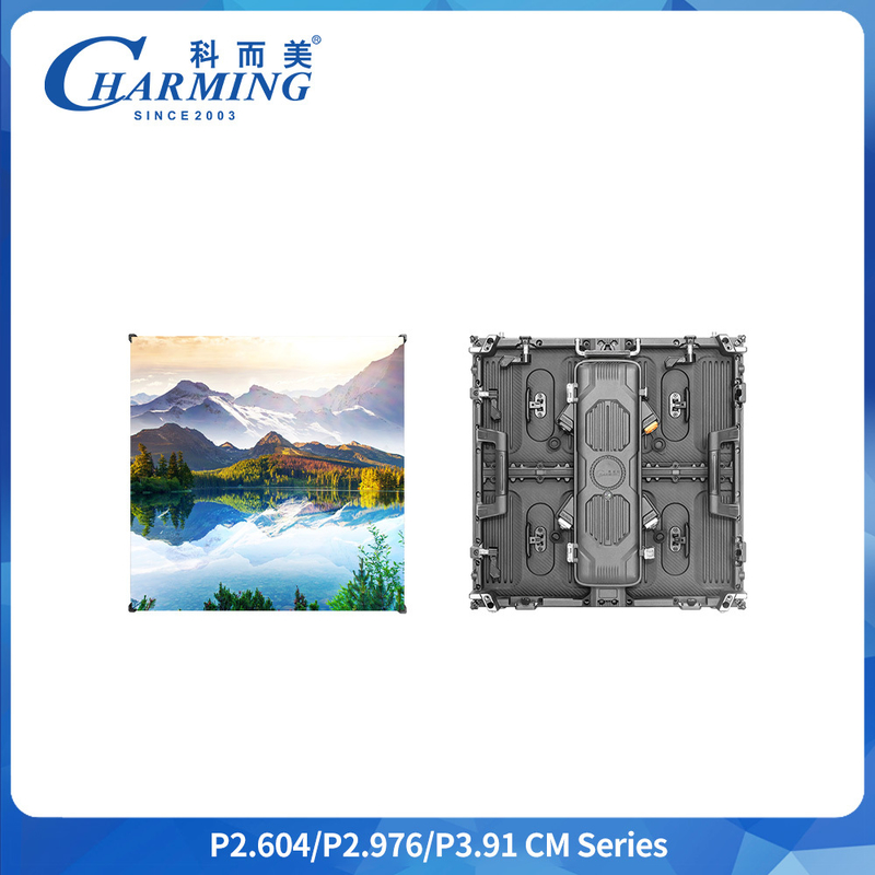 P3.91 आउटडोर IP65 वाटरप्रूफ एलईडी डिस्प्ले 500x1000MM रेंटल स्क्रीन