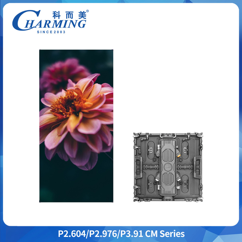 पी3.91 एलईडी वीडियो वॉल 500x500 मिमी आईपी65 आउटडोर डिस्प्ले