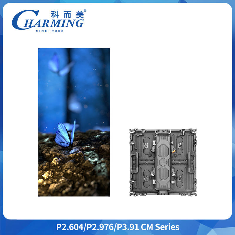 किराए के लिए एलईडी डिस्प्ले हल्के अल्ट्राथिन पैनल यू-आकार के मॉड्यूलर डिज़ाइन और बहुमुखी प्रतिभा के लिए लचीले स्प्लिसिंग विकल्पों के साथ