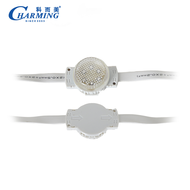 IP66 वाटरप्रूफ हाई ब्राइटनेस एलईडी पिक्सेल लाइट 40x27.3mm पॉइंट लाइट 40D क्रिसमस और बिल्डिंग डेकोरेशन के लिए