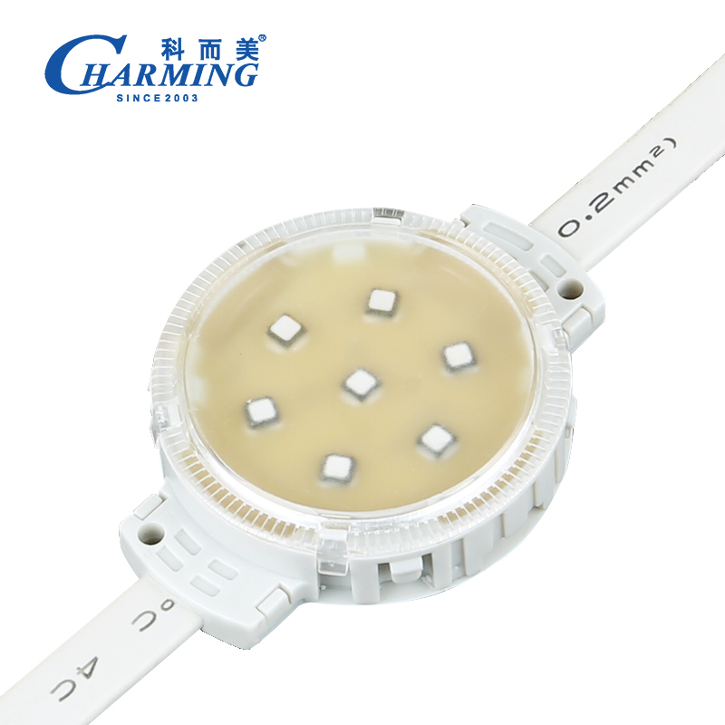 लचीला स्थापना एलईडी पिक्सेल डॉट लाइट - रचनात्मक प्रकाश परियोजनाओं के लिए 50C RGB IP65 वाटरप्रूफ