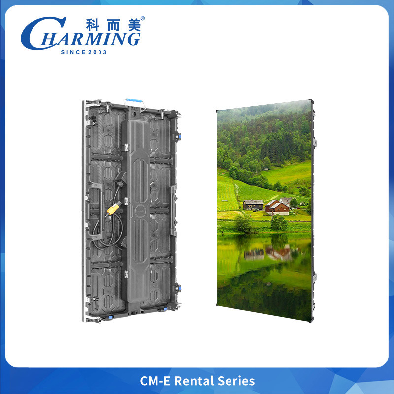 500x500mm/500x1000m 6.4kg किराए पर एलईडी डिस्प्ले कैबिनेट कॉन्सर्ट स्टेज इवेंट्स के लिए पावर कॉर्ड इंटीग्रेशन