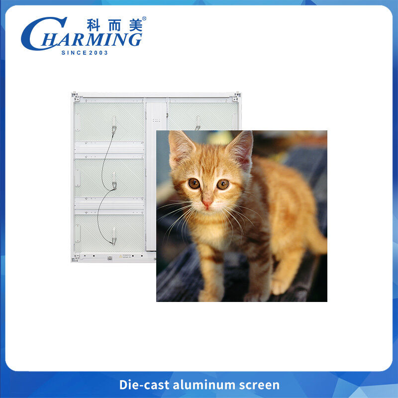 चीन कारखाने से उच्च चमक के साथ विज्ञापन के लिए छिपी वायरिंग आउटडोर एलईडी डिस्प्ले P6 स्थिर स्थापित