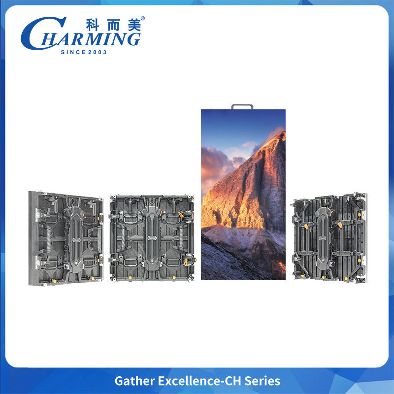 CH-H आउटडोर रेट्रेट एज एलईडी कैबिनेट P3.91 4000nits IP65 फ्रंट रियर मेंटेनेंस किराए के लिए