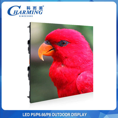 960x960MM आउटडोर एलईडी वीडियो वॉल स्क्रीन डिस्प्ले 3840Hz पिक्सेल पिथ P5MM