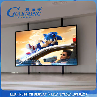 टीवी शो के लिए 64x48CM HD P1.86MM फिक्स्ड इंडोर एलईडी डिस्प्ले 4K रिफ्रेश
