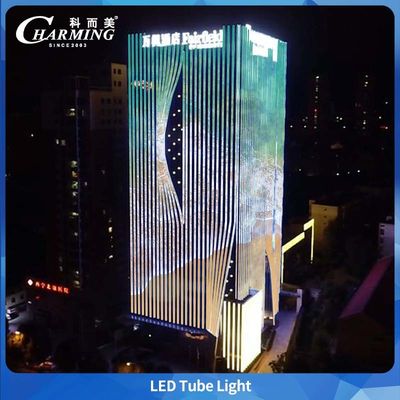 RGB U38 Tube Light 1000/500*38*58MM पास 3C and CE Cetification For Outdoor Building Easy Maintenance