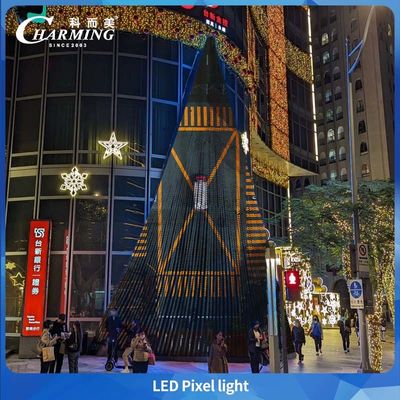 कम पावर और यूवी प्रतिरोधी DMX512 आउटडोर बिलबोर्ड के साथ एलईडी पिक्सेल लाइट