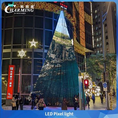 आकर्षक 2025 अगली पीढ़ी के एलईडी पिक्सेल लाइट 40D 40×27.3mm IP66 वाटरप्रूफ पीसी हाउसिंग पर्यटक आकर्षण प्रकाश वास्तुकला सजावट के लिए