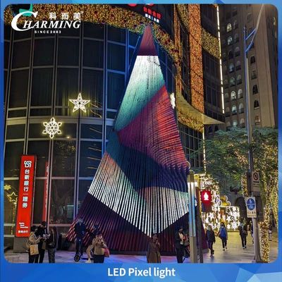 SMD3535 50C LED पिक्सेल लाइट्स IP66 वाटरप्रूफ SPI कंट्रोल फॉर आउटडोर वॉल्स स्टेज पार्क लाइटिंग